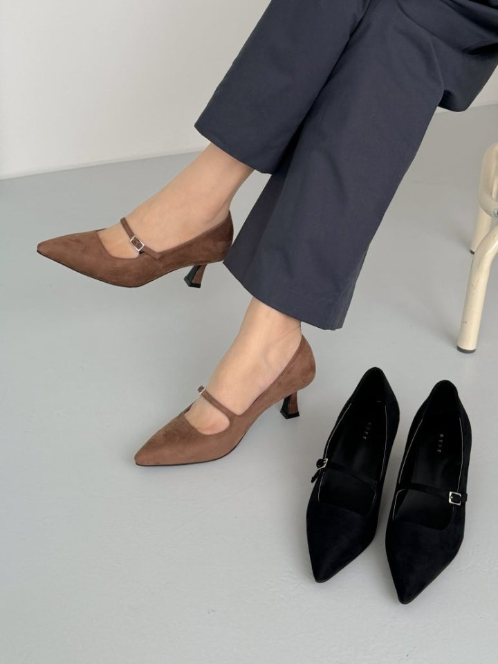 Vade - Korean Women Fashion - #momslook - Low Heel Mary Jane Loafer Heels - 2
