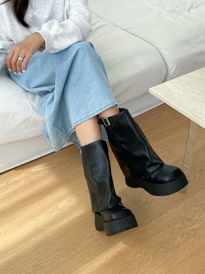 Vade - Korean Women Fashion - #momslook - Mid Half Boots - 5