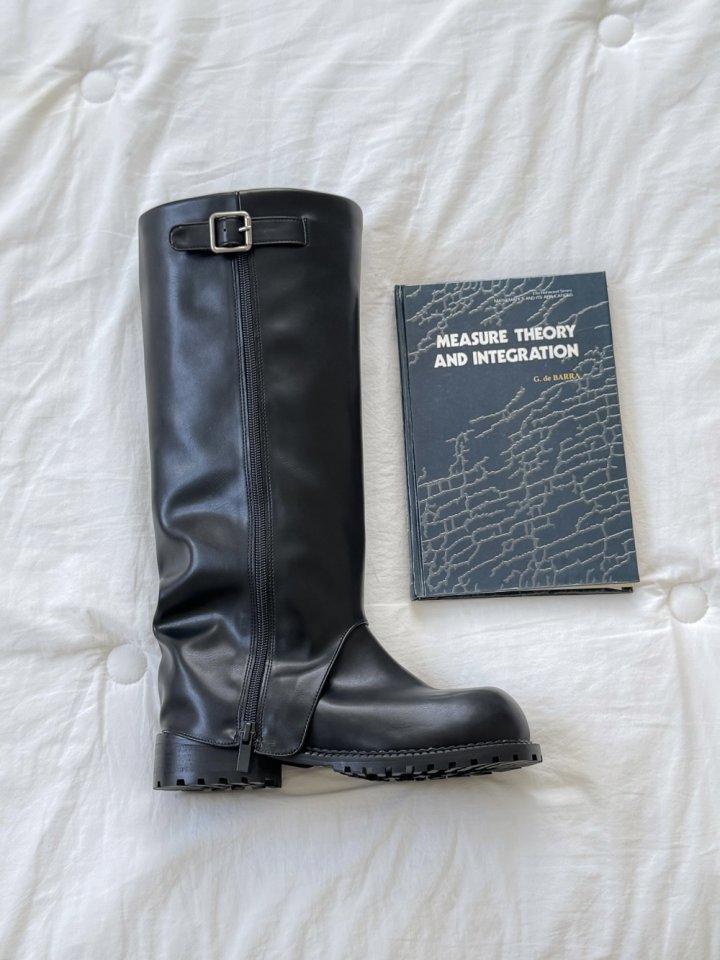 Vade - Korean Women Fashion - #momslook - Biker Rider Half Boots - 7