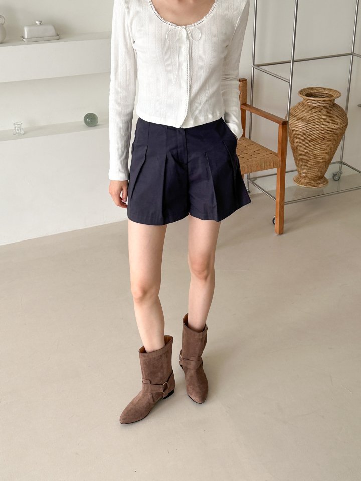 Vade - Korean Women Fashion - #momslook - Buckle Strap Boots - 9