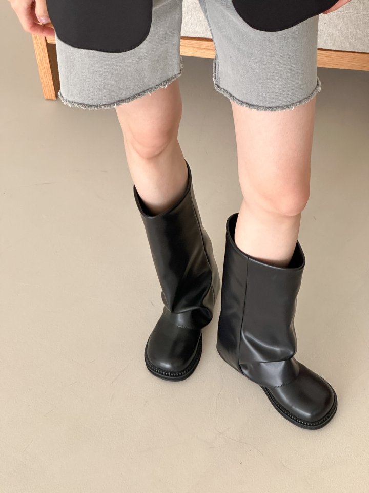 Vade - Korean Women Fashion - #momslook - Middle Half Boots - 12
