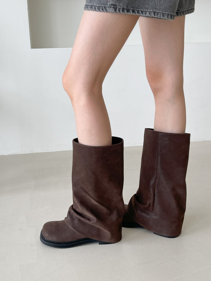 Vade - Korean Women Fashion - #momslook - Middle Half Boots - 8