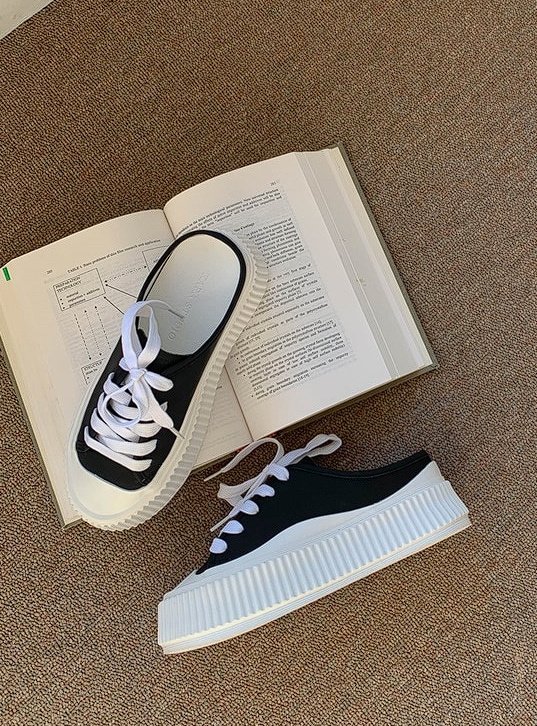Vade - Korean Women Fashion - #momslook - Fur-per Mule Sneakers - 9