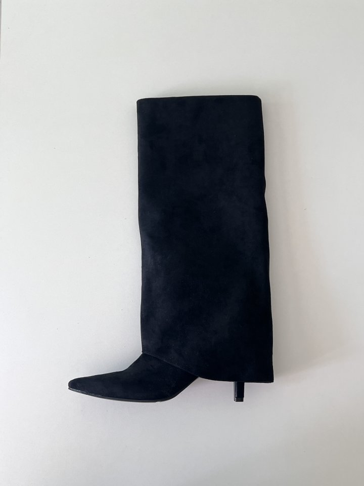 Vade - Korean Women Fashion - #momslook - Half Long Stiletto Boots - 6