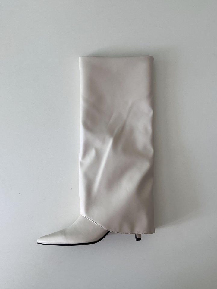 Vade - Korean Women Fashion - #momslook - Half Long Stiletto Boots - 8