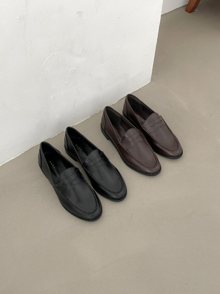Vade - Korean Women Fashion - #momslook - PU Low Heel Loafers - 10