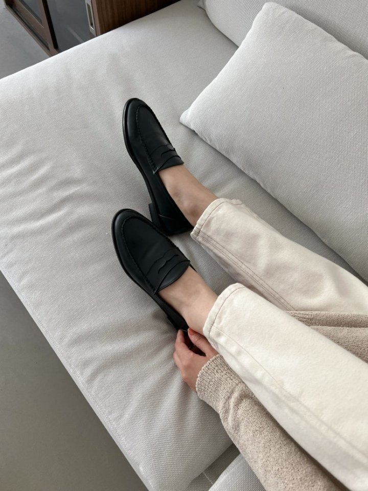 Vade - Korean Women Fashion - #momslook - PU Low Heel Loafers - 6