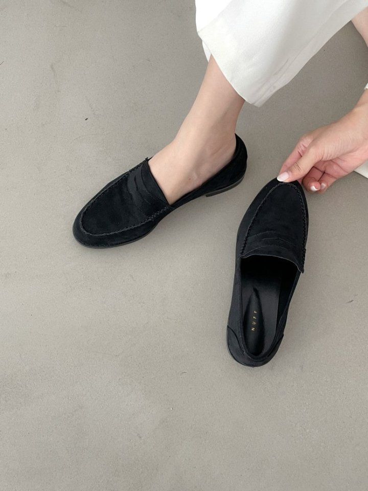 Vade - Korean Women Fashion - #momslook - PU Low Heel Loafers - 3