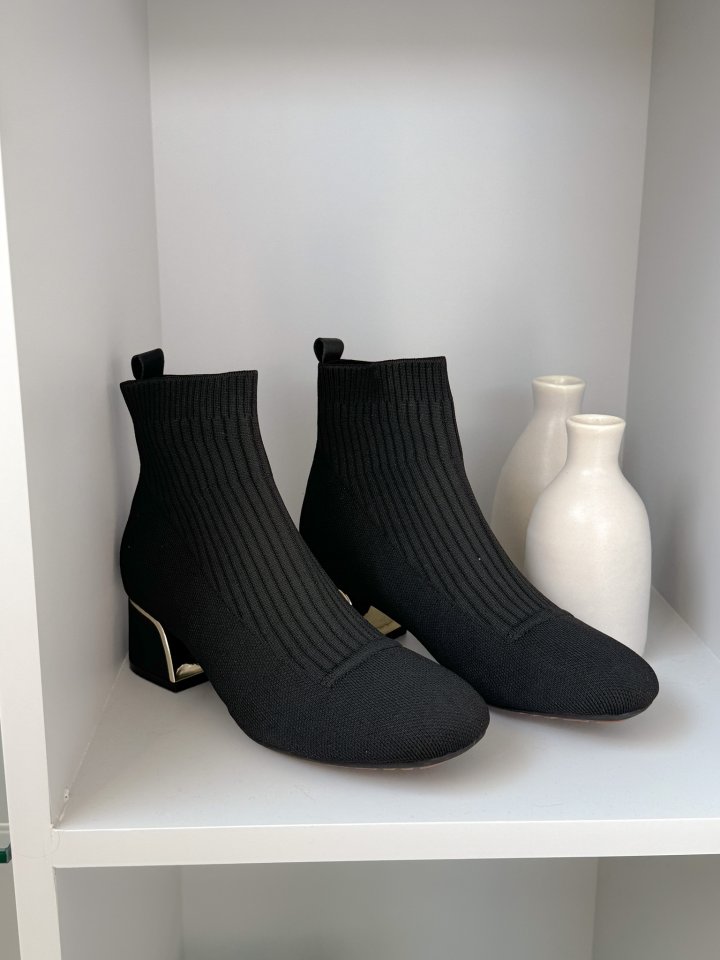 Vade - Korean Women Fashion - #momslook - Stretch Ankle Boots - 8