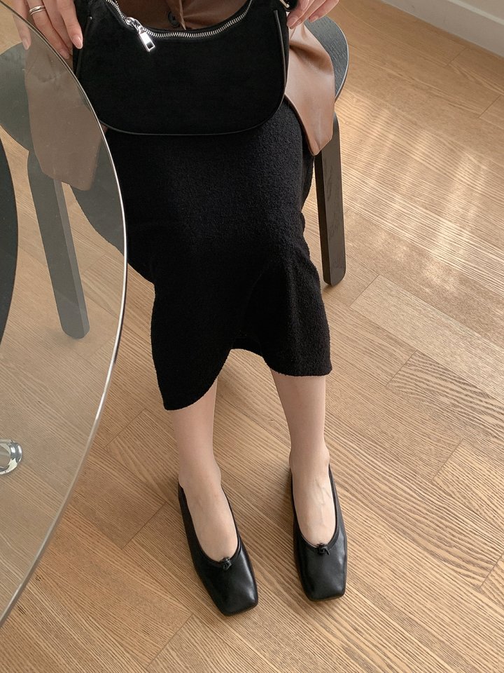 Vade - Korean Women Fashion - #momslook - String Square Flats - 3