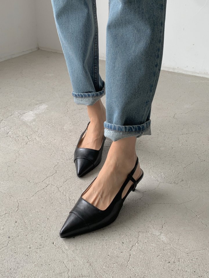 Vade - Korean Women Fashion - #momslook - Stiletto Slingback Heels - 10