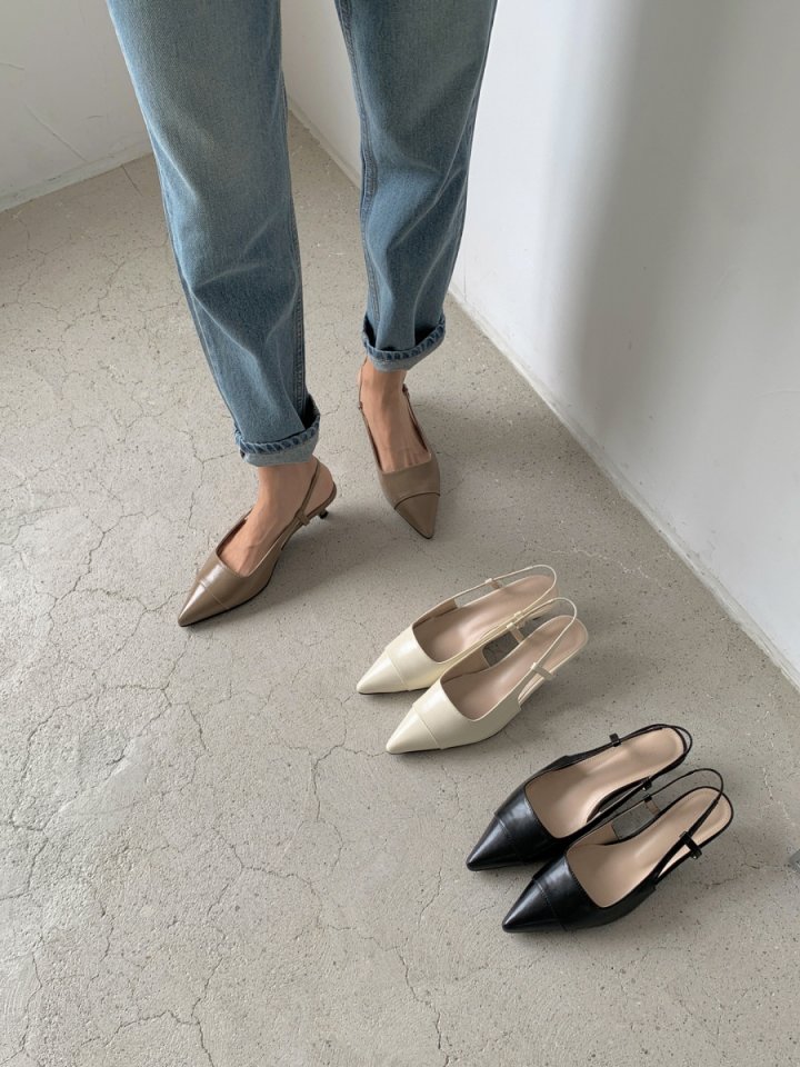 Vade - Korean Women Fashion - #momslook - Stiletto Slingback Heels - 12