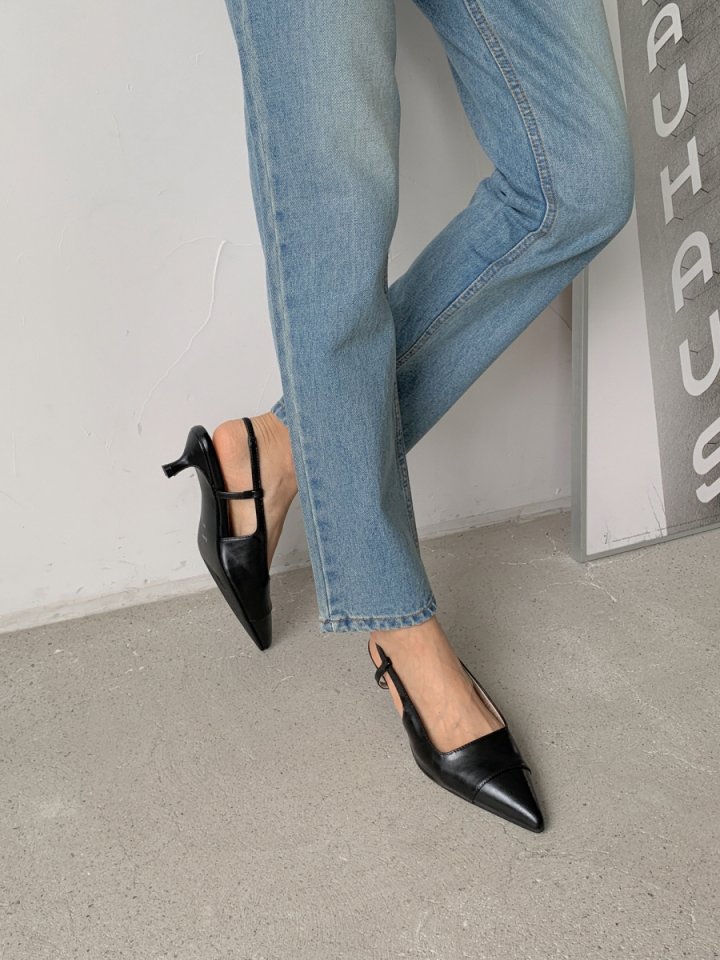 Vade - Korean Women Fashion - #momslook - Stiletto Slingback Heels - 8