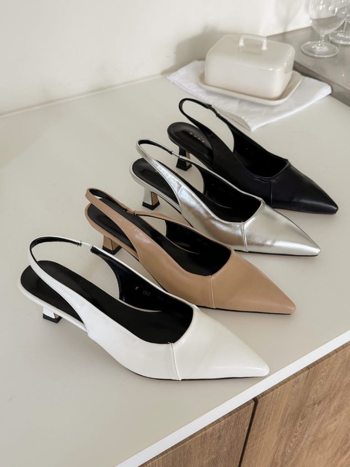 Vade - Korean Women Fashion - #pursuepretty - Stiletto Slim Slingback Heels