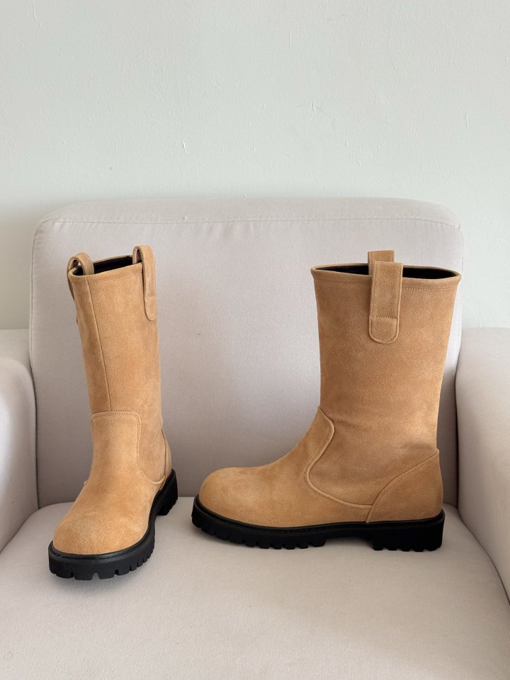 Vade - Korean Women Fashion - #vintagekidsstyle - Mid Half Boots - 4