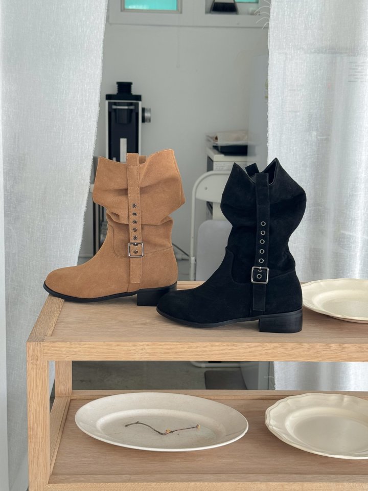 Vade - Korean Women Fashion - #pursuepretty - Real Half Mid Boots - 3