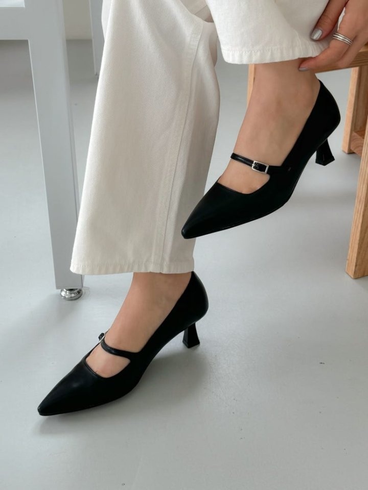Vade - Korean Women Fashion - #pursuepretty - Low Heel Mary Jane Loafer Heels - 12