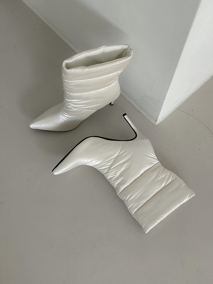 Vade - Korean Women Fashion - #restrostyle - Stiletto Half Mid Boots - 10