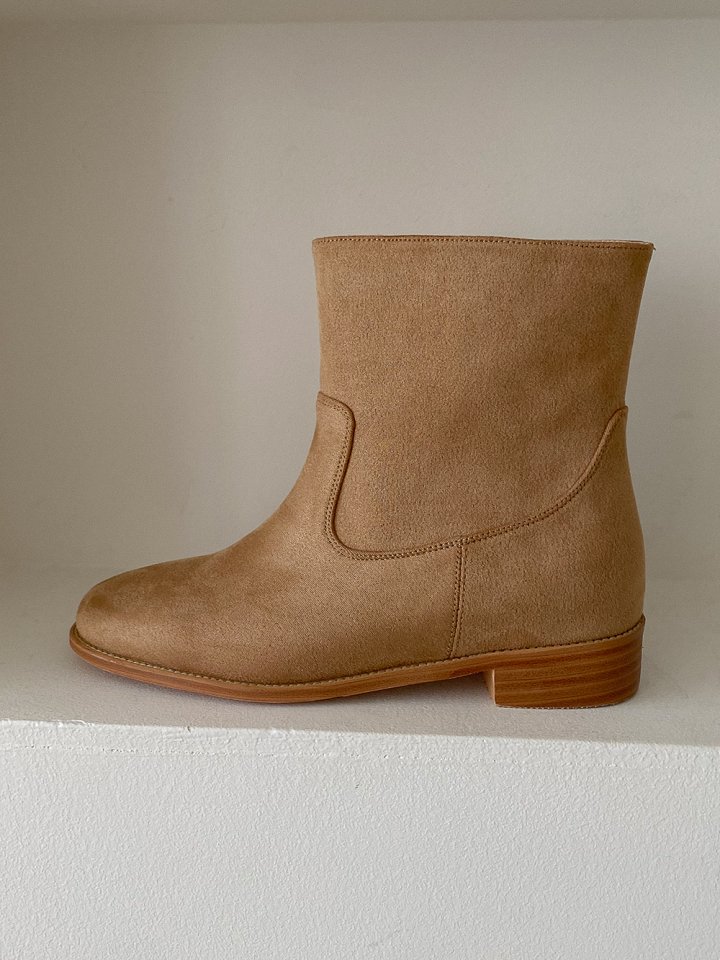 Vade - Korean Women Fashion - #restrostyle - Low Heel Best Mid Half Boots - 2