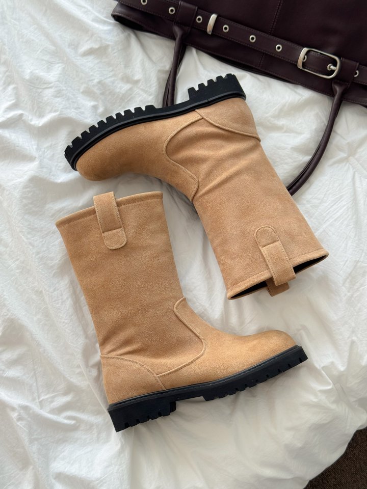 Vade - Korean Women Fashion - #restrostyle - Mid Half Boots - 5