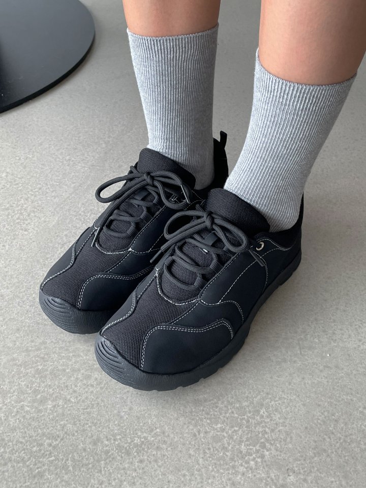 Vade - Korean Women Fashion - #restrostyle - Mesh Street Trekking Sneakers - 10