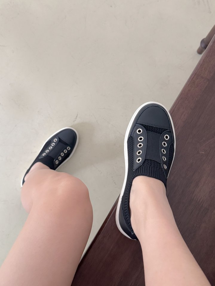 Vade - Korean Women Fashion - #restrostyle - Banding Round Sneakers - 7