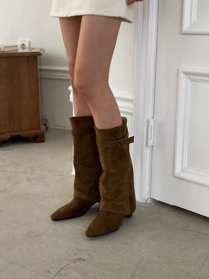 Vade - Korean Women Fashion - #romanticstyle - Mid Half Boots - 9