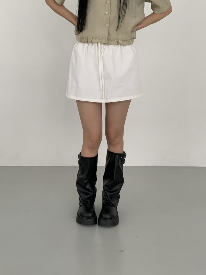 Vade - Korean Women Fashion - #romanticstyle - Black Round Buckle Boots - 11