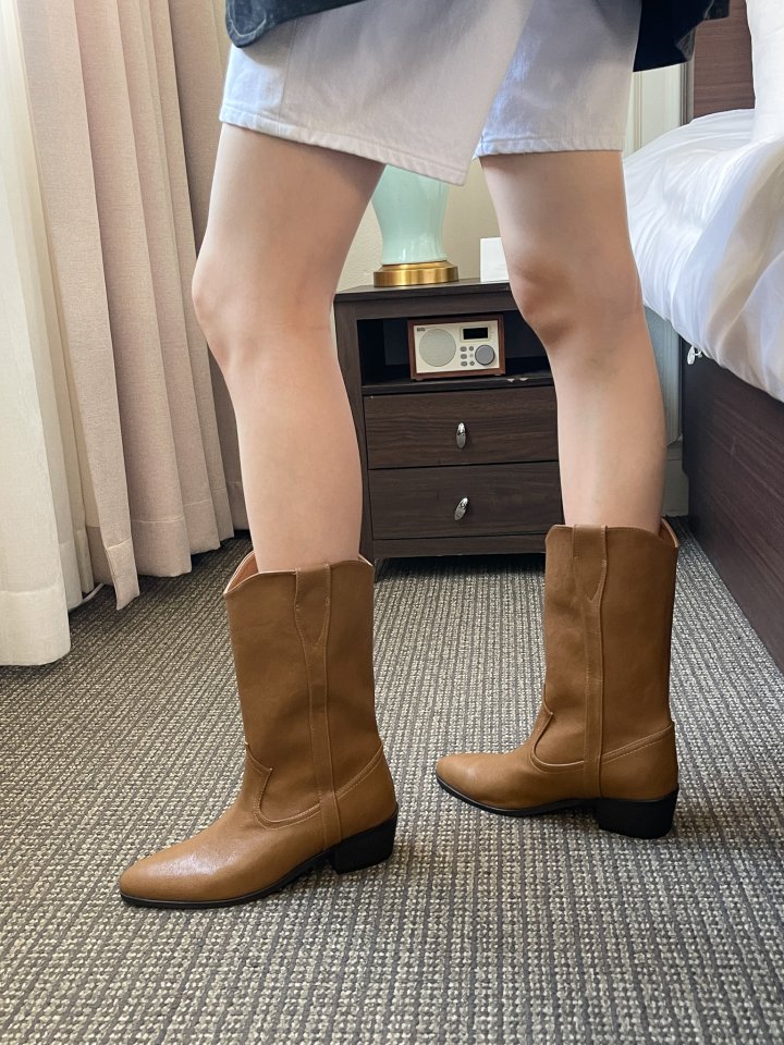 Vade - Korean Women Fashion - #romanticstyle - Stiletto Western Boots - 7