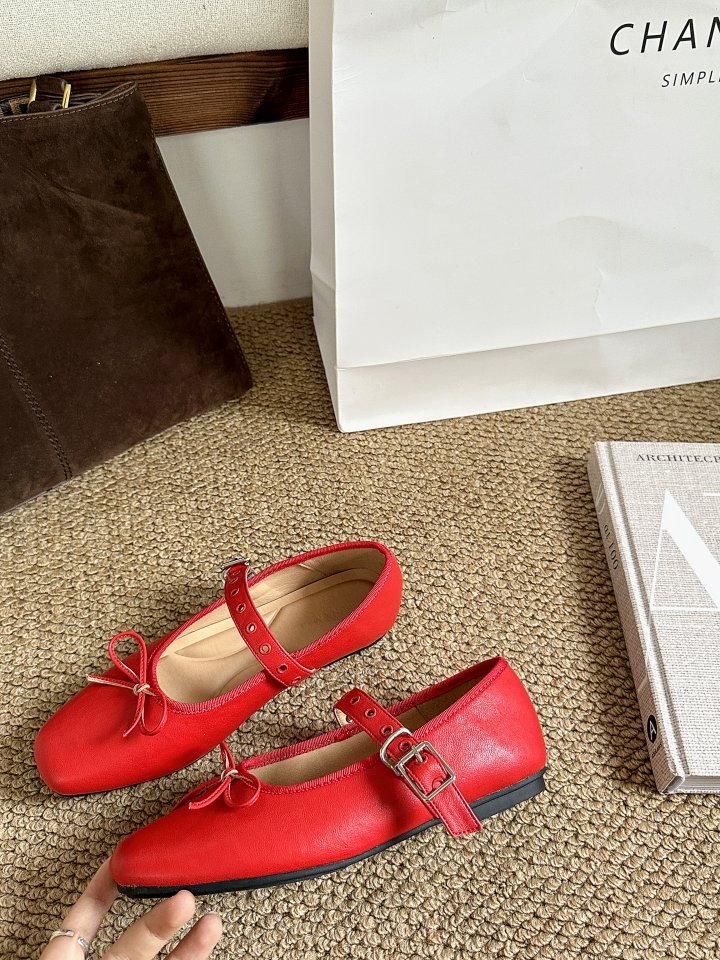 Vade - Korean Women Fashion - #romanticstyle - Mary Jane Basic Flats - 6