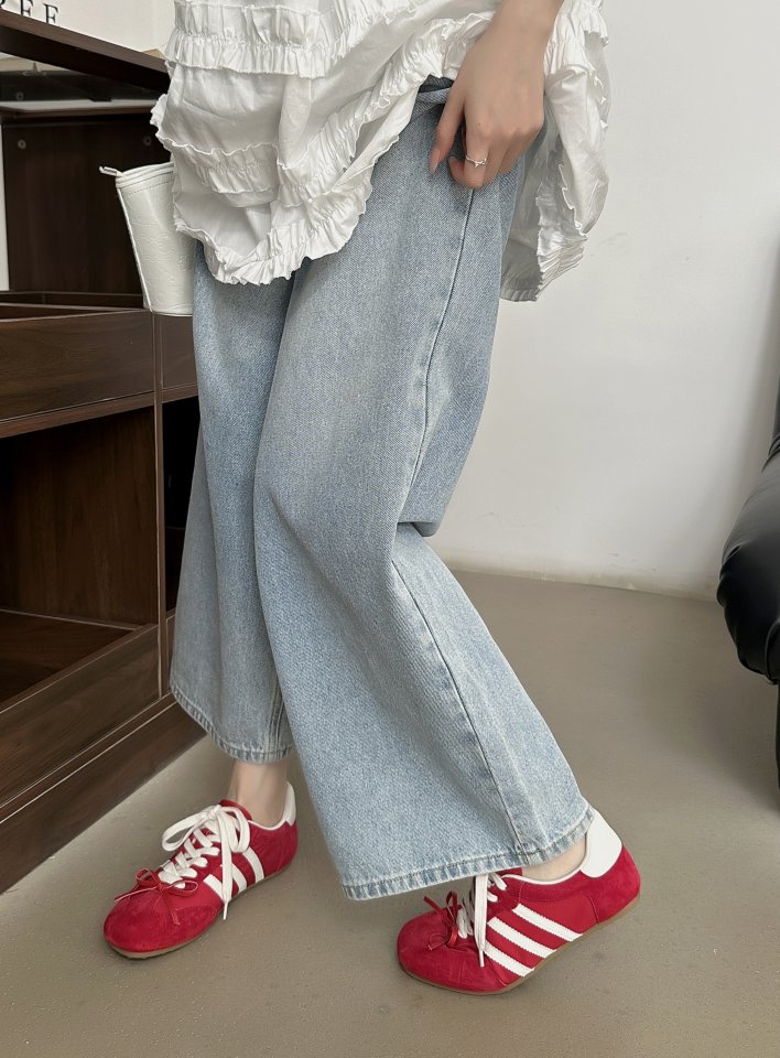 Vade - Korean Women Fashion - #romanticstyle - Cowhide Azel Sneakers - 3