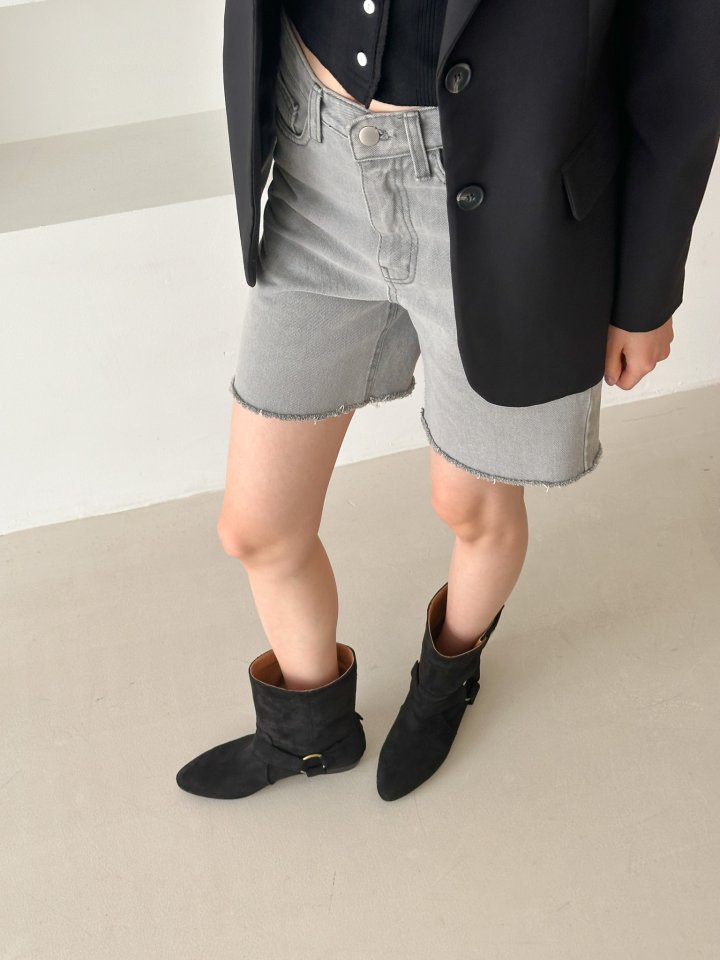 Vade - Korean Women Fashion - #romanticstyle - Buckle Strap Boots - 5
