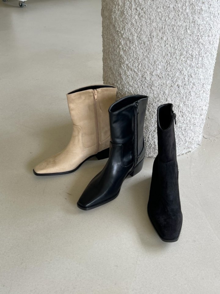Vade - Korean Women Fashion - #romanticstyle - Short Half Middle Boots