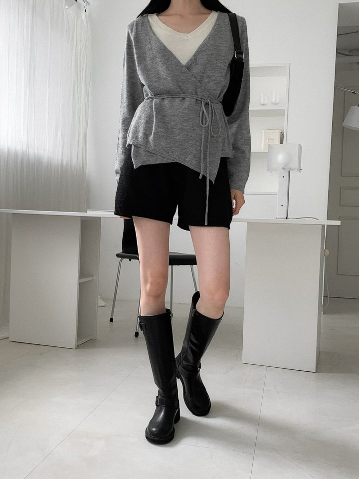 Vade - Korean Women Fashion - #romanticstyle - Buckle Rider Biker Boots - 9