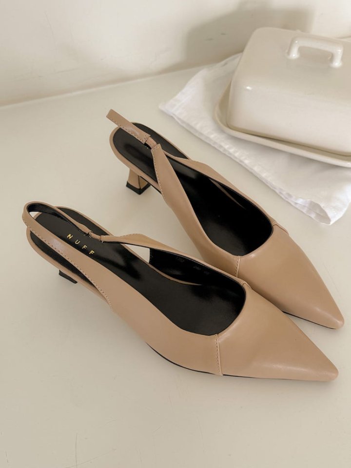 Vade - Korean Women Fashion - #romanticstyle - Stiletto Slim Slingback Heels - 4