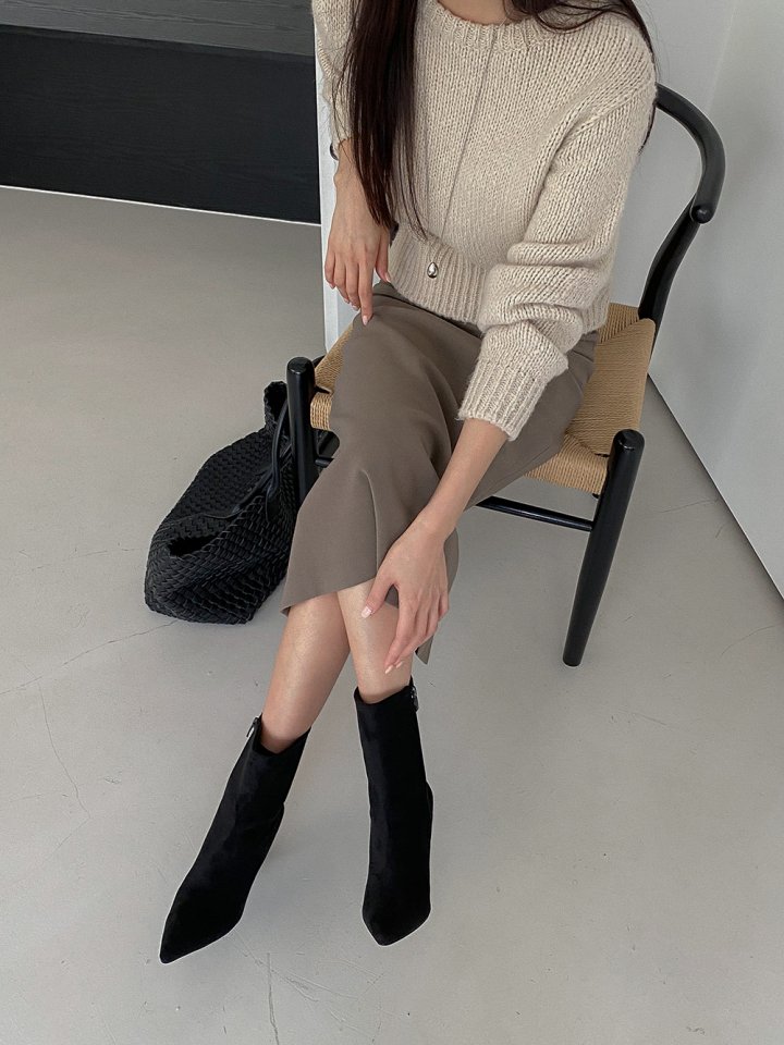 Vade - Korean Women Fashion - #shopsmall - Stiletto Ankle Boot Heels - 6