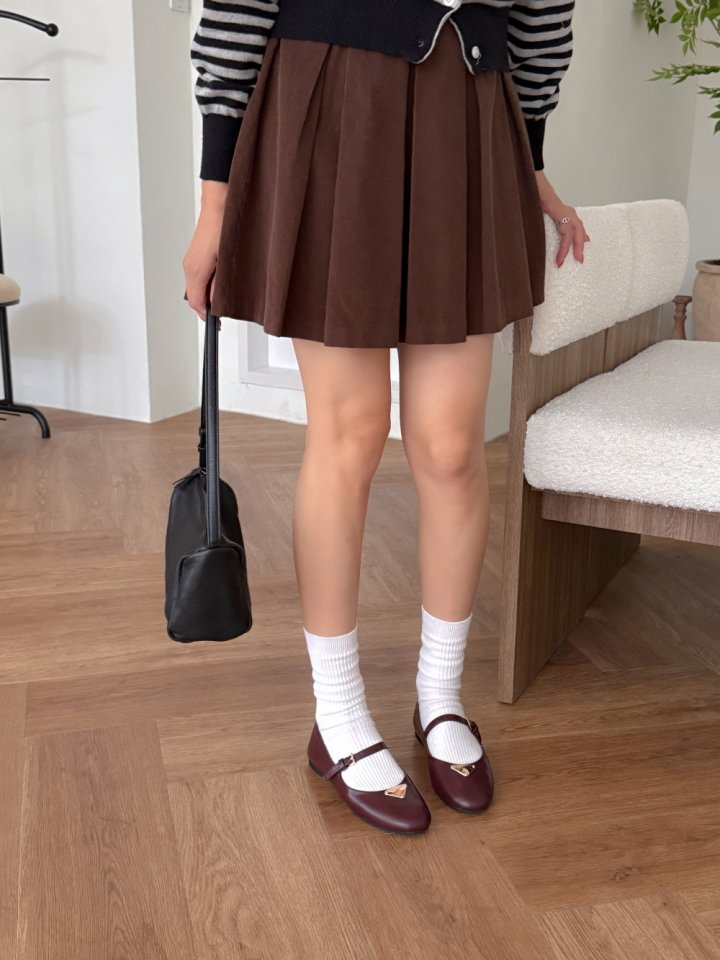 Vade - Korean Women Fashion - #shopsmall - Gold Point Mary Jane Flats - 7