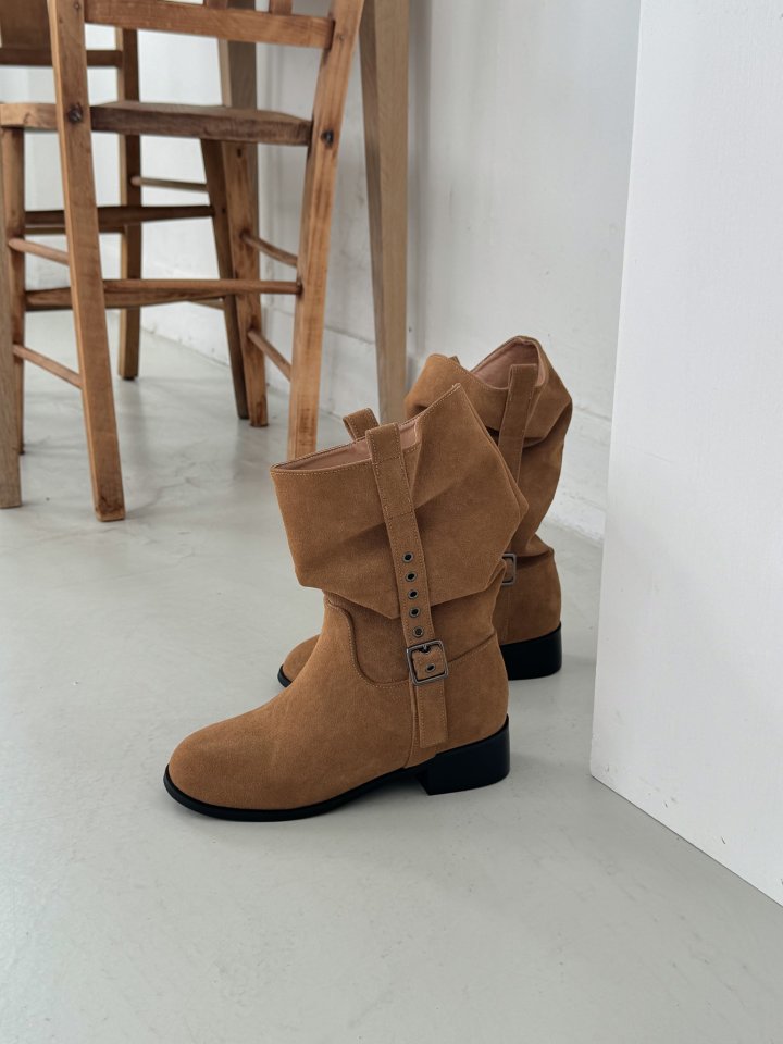 Vade - Korean Women Fashion - #shopsmall - Real Half Mid Boots - 6