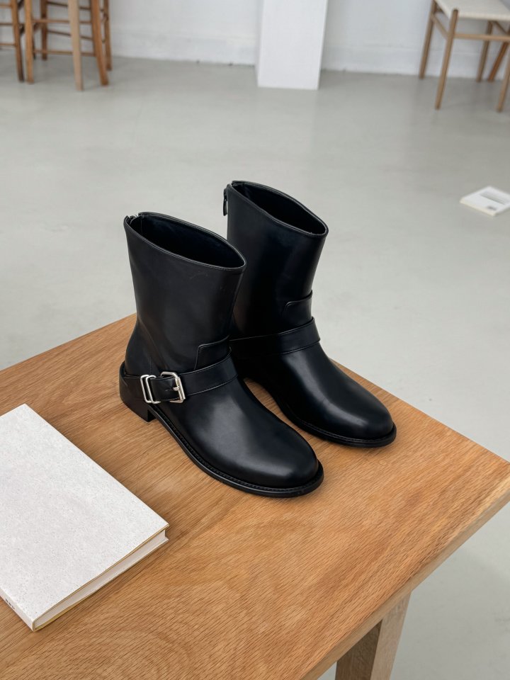Vade - Korean Women Fashion - #romanticstyle - Velcro Ankle Boots - 4