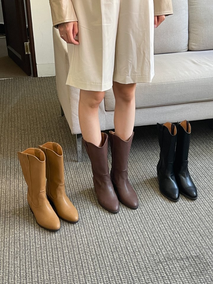 Vade - Korean Women Fashion - #shopsmall - Stiletto Western Boots - 8