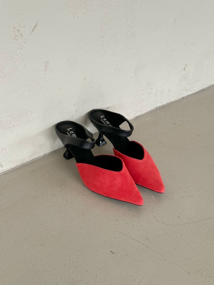 Vade - Korean Women Fashion - #romanticstyle - Two-Tone Stiletto Mule Heels - 4