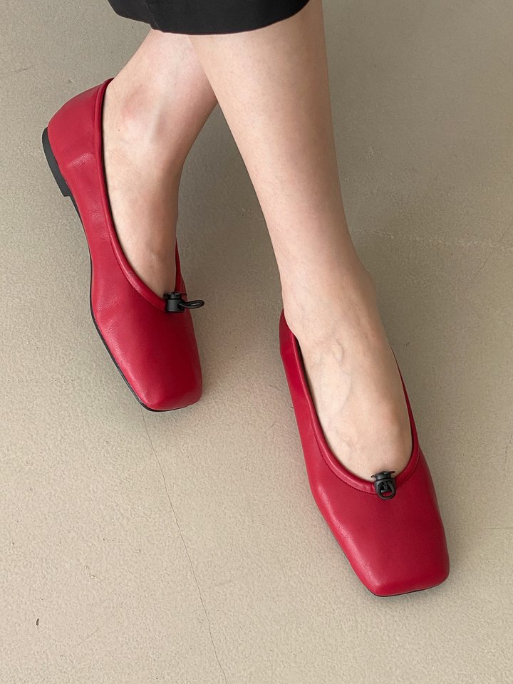 Vade - Korean Women Fashion - #shopsmall - String Square Flats - 11