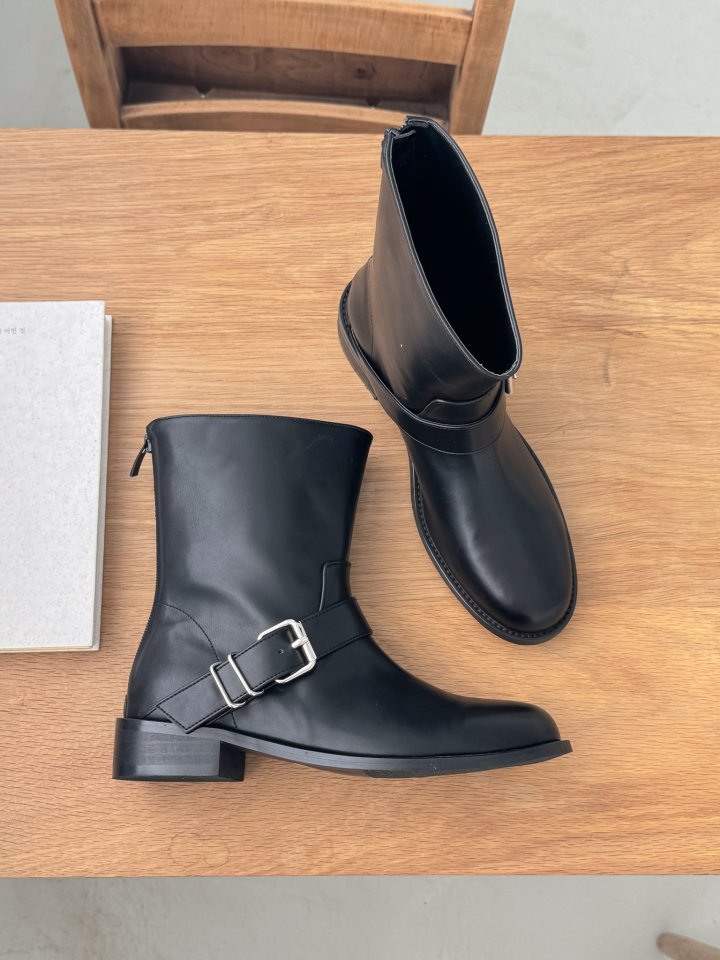 Vade - Korean Women Fashion - #thatsdarling - Velcro Ankle Boots - 5