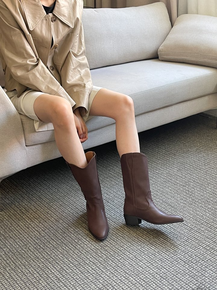 Vade - Korean Women Fashion - #thatsdarling - Stiletto Western Boots - 9
