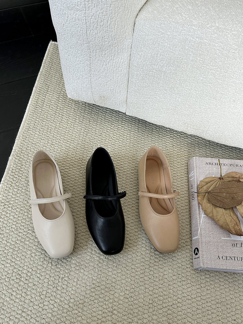 Vade - Korean Women Fashion - #thatsdarling - Low Heel Mary Jane Cushioned Flats - 12