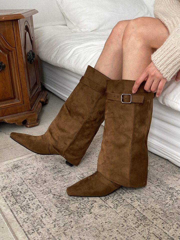Vade - Korean Women Fashion - #thelittlethings - Mid Half Boots - 12