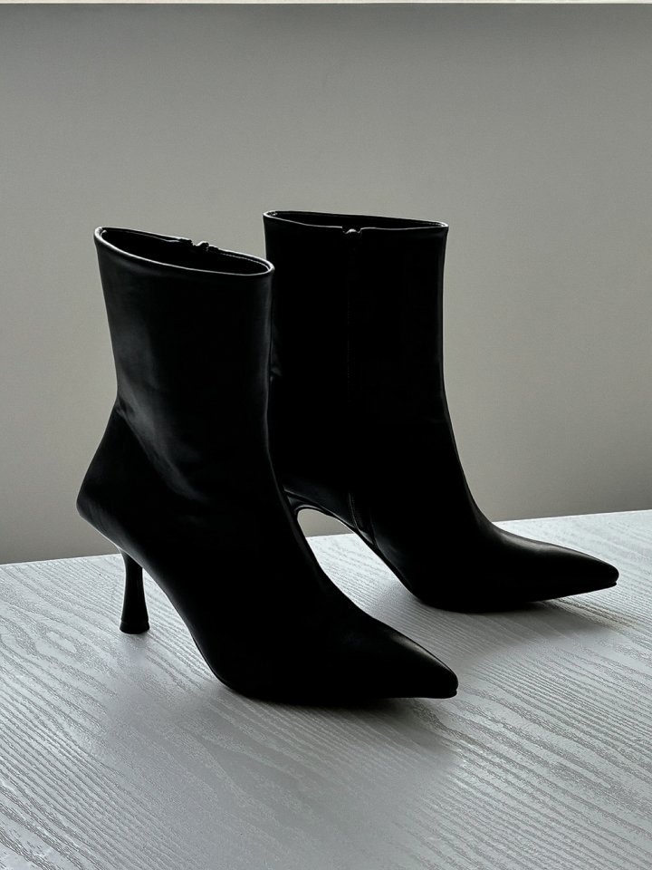 Vade - Korean Women Fashion - #thelittlethings - Stiletto Ankle Boot Heels - 8