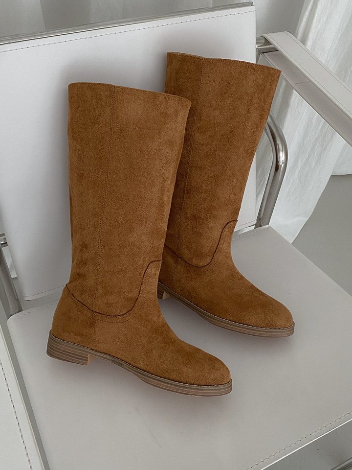 Vade - Korean Women Fashion - #thelittlethings - Low Heel Basic Half Mid Boots - 7