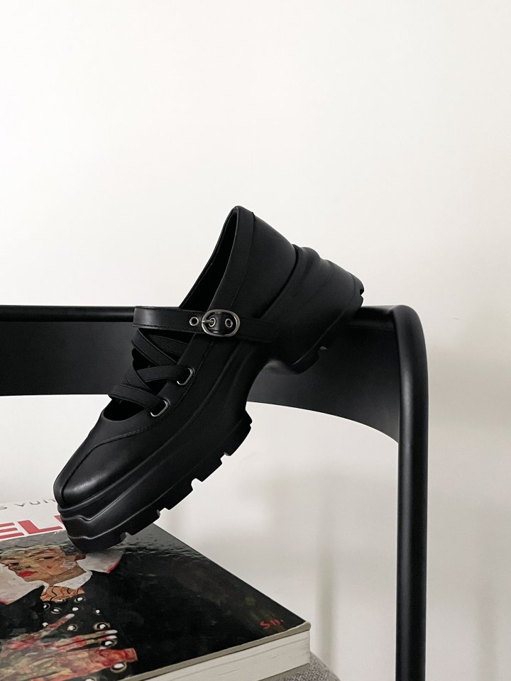 Vade - Korean Women Fashion - #thelittlethings - Height Boost Buckle Loafers - 11