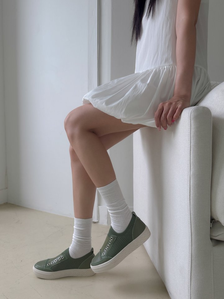 Vade - Korean Women Fashion - #thelittlethings - Banding Round Sneakers - 11